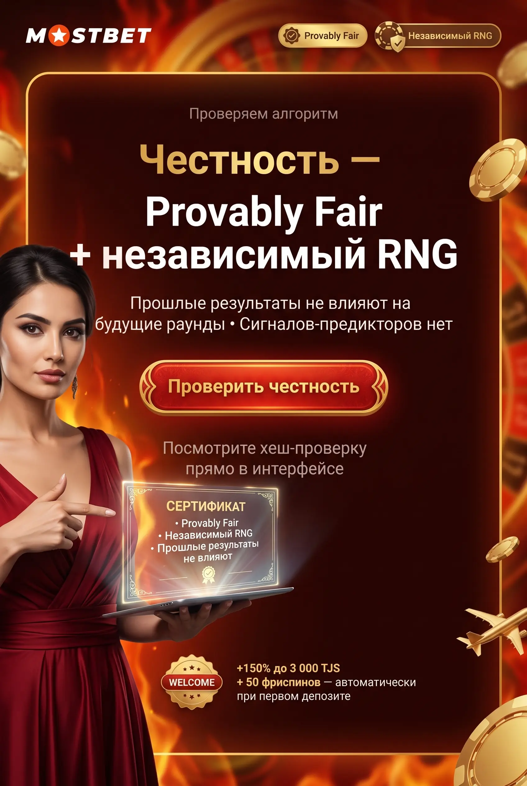 Честность игры: Provably Fair и RNG