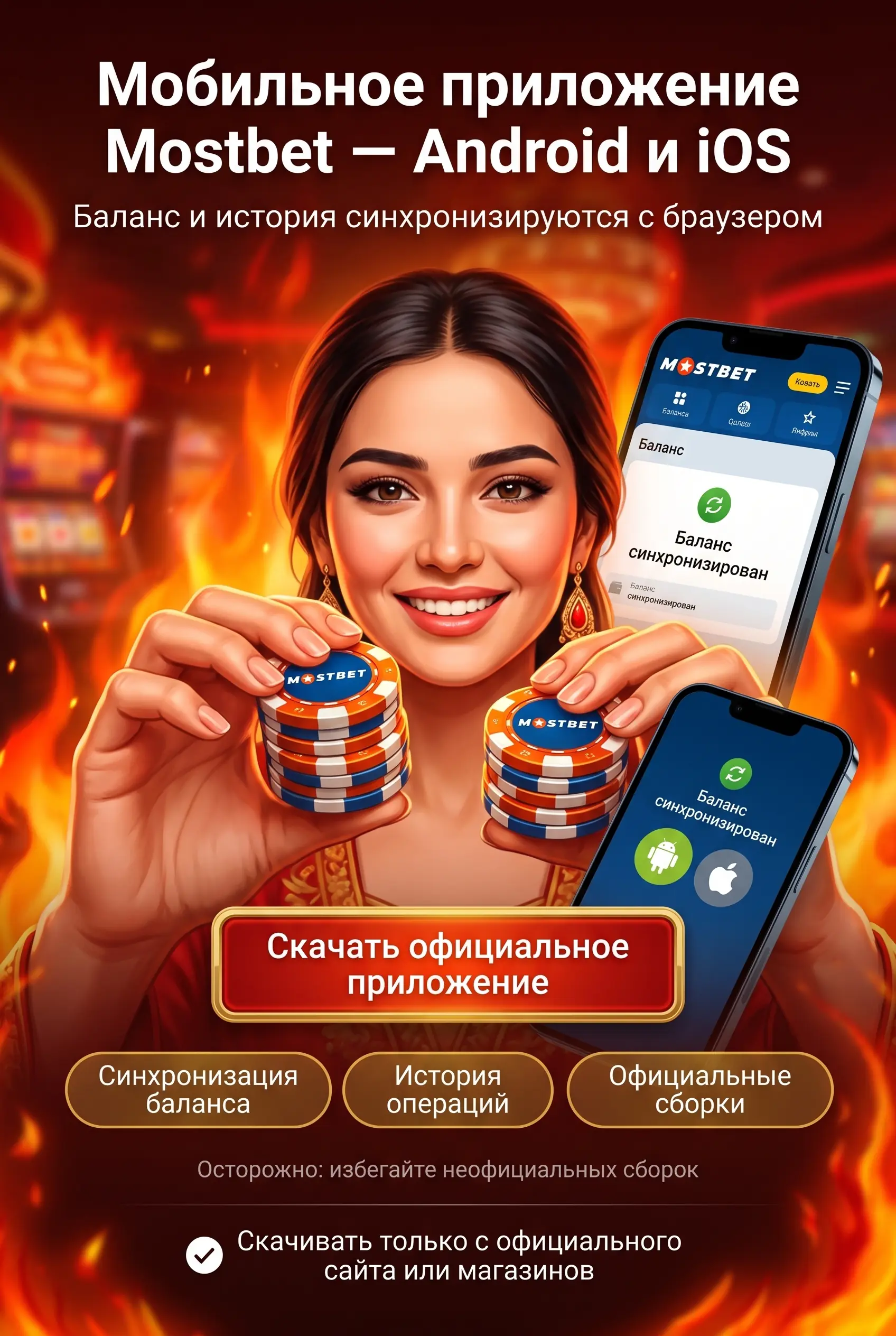 Приложение Mostbet для Android и iOS